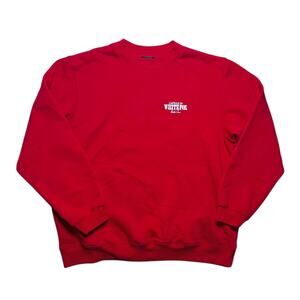 White Fox Boutique Capsule 9 Rodeo Crew Oversized Sweater Red Size L/XL